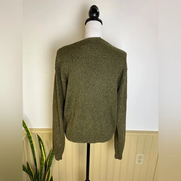 VTG Erika & Co Embroidered Cardigan Sweater XL Fall Leaves Cottage Grannycore - Picture 4 of 10